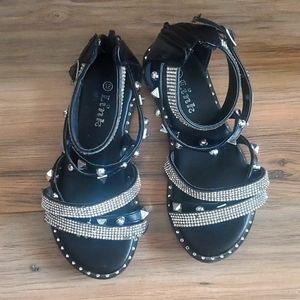 Girls spike sandals size 12